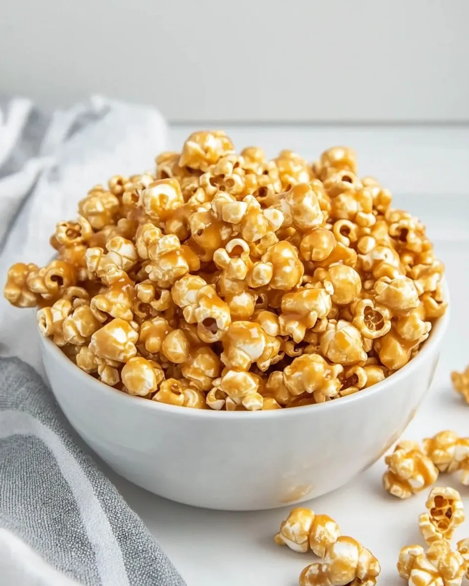 Easy Caramel Popcorn Recipe recipe photo