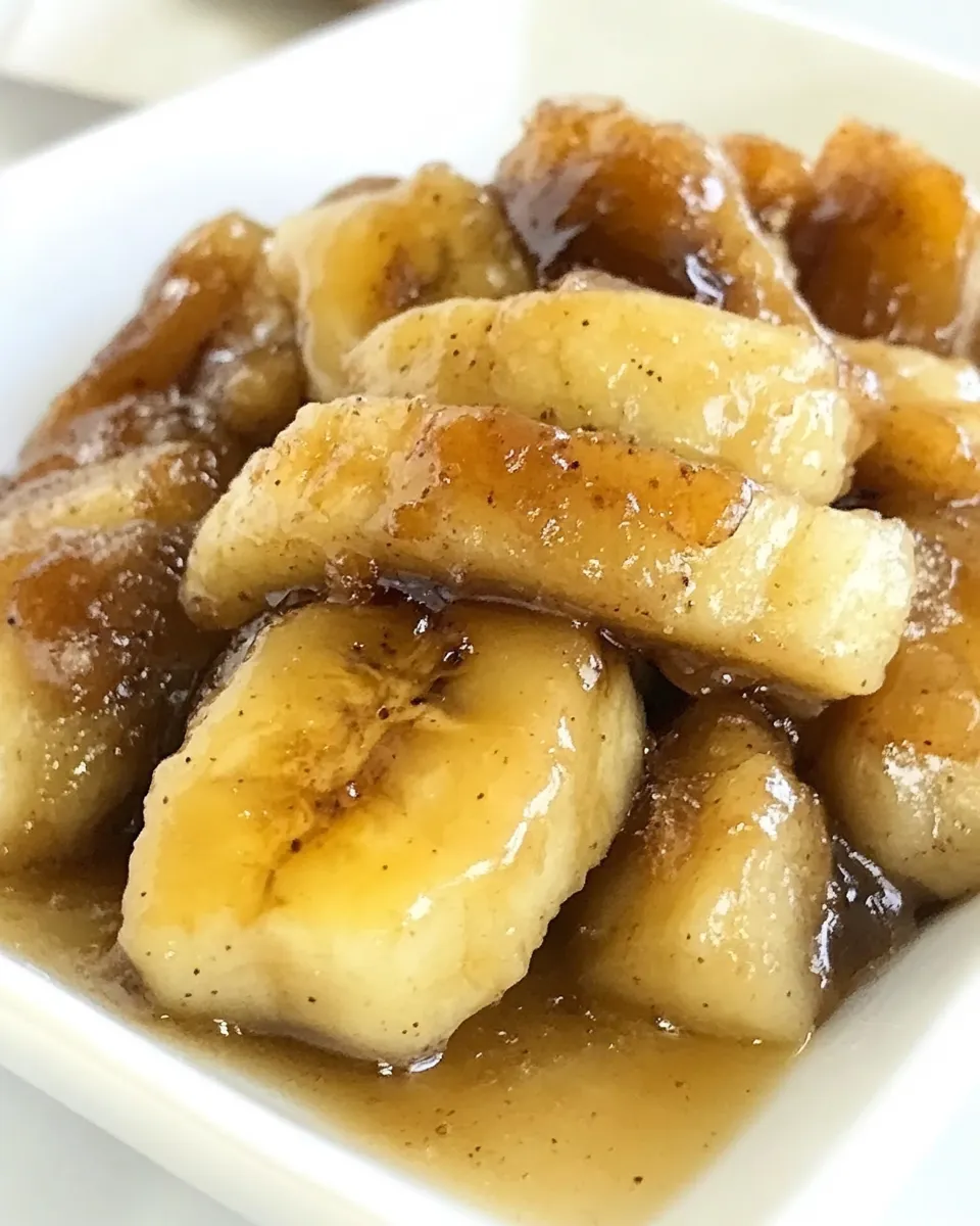 Classic Caramelized Bananas dish photo