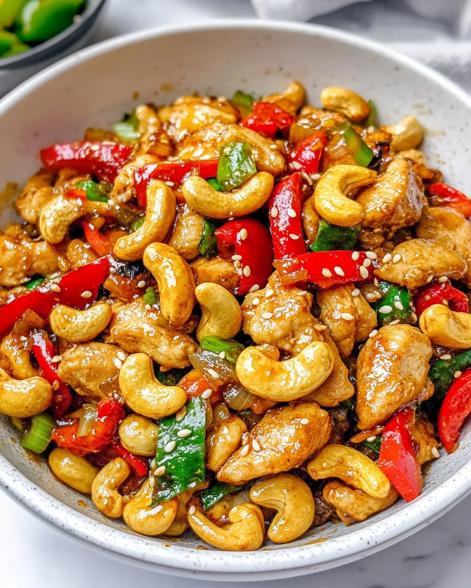 Delicious Cashew Chicken Stir Fry image