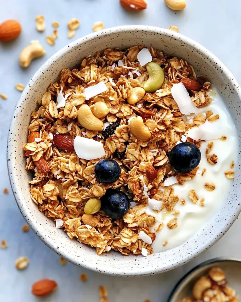 Homemade Cashew Coconut Granola recipe photo