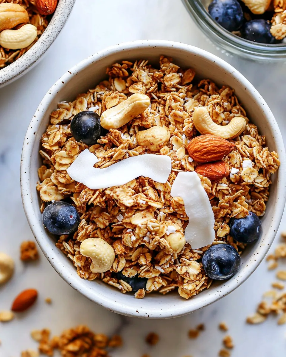 Classic Cashew Coconut Granola dish photo