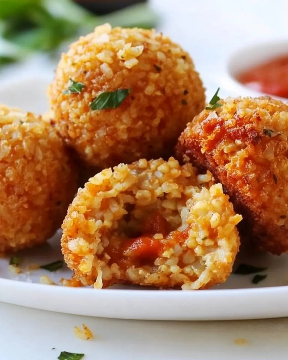 Homemade Cauliflower Rice (Arancini) Balls recipe photo
