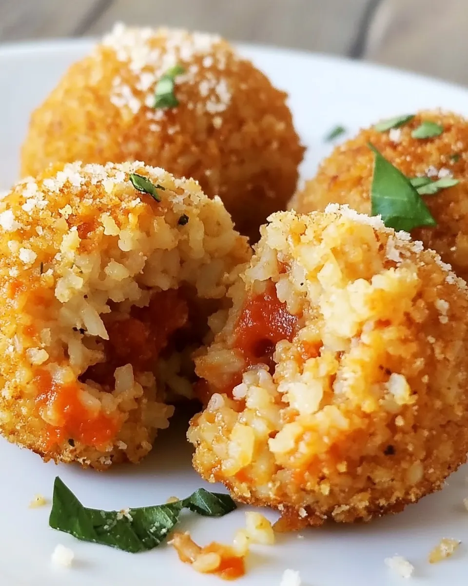 Easy Cauliflower Rice (Arancini) Balls food shot