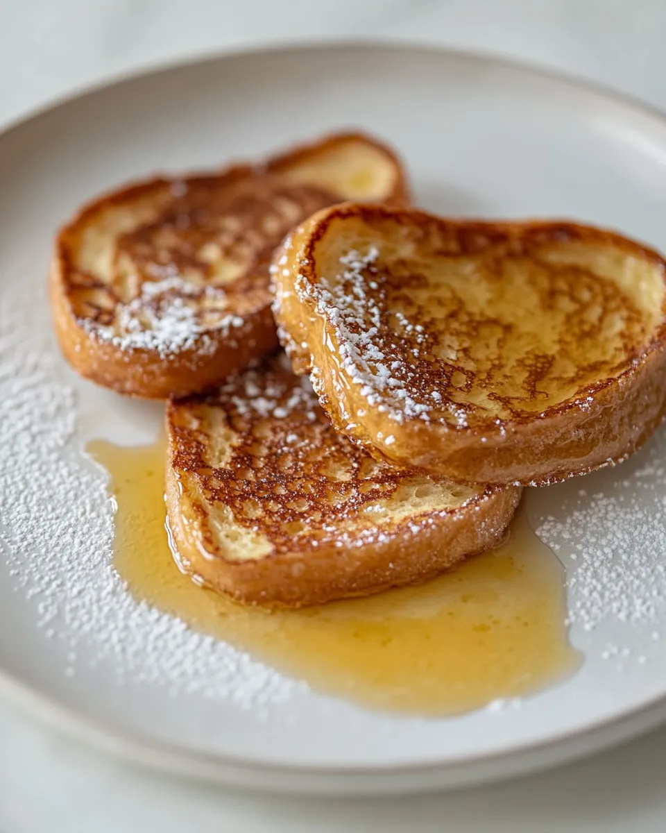 Easy Challah French Toast recipe photo