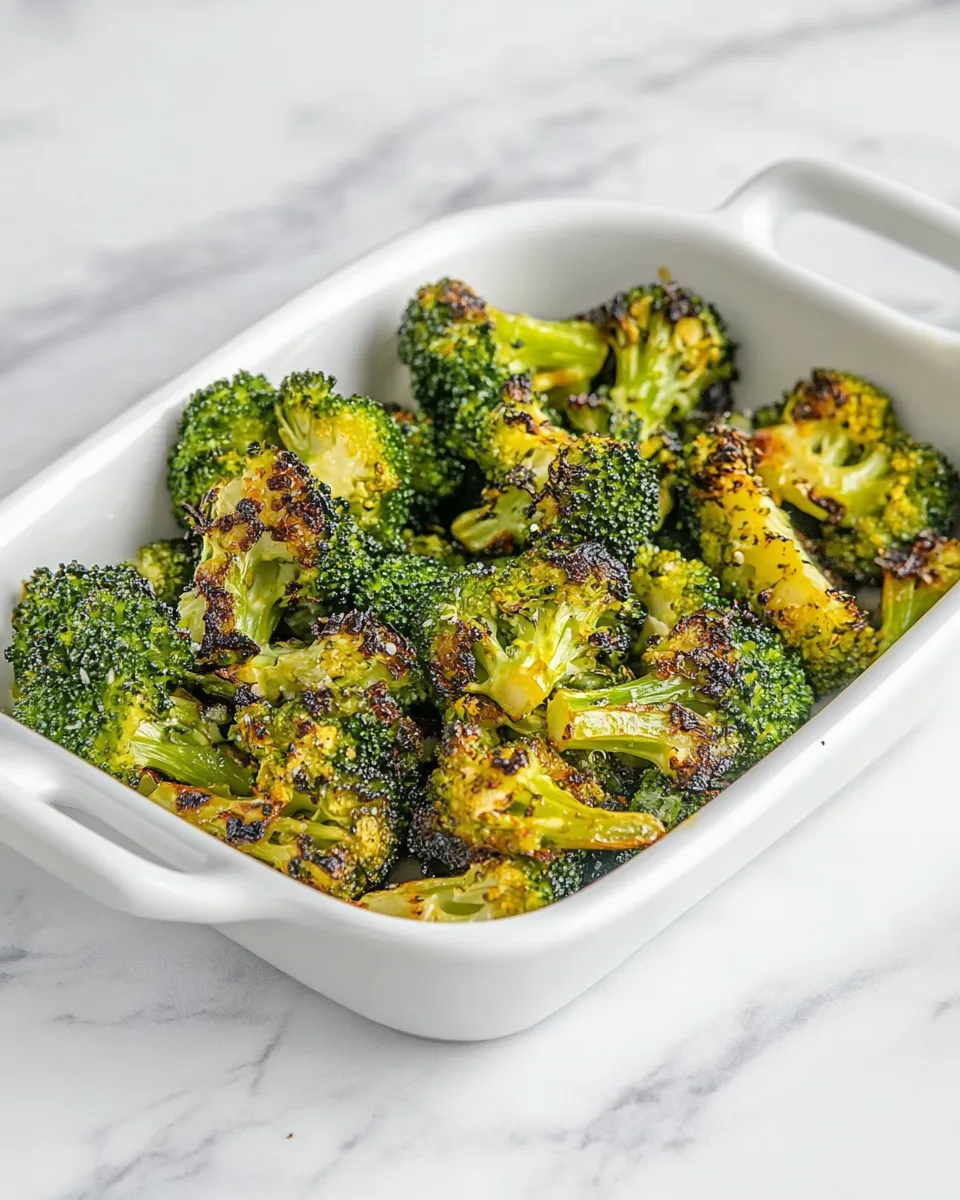 Simple Charred Broccoli dish image
