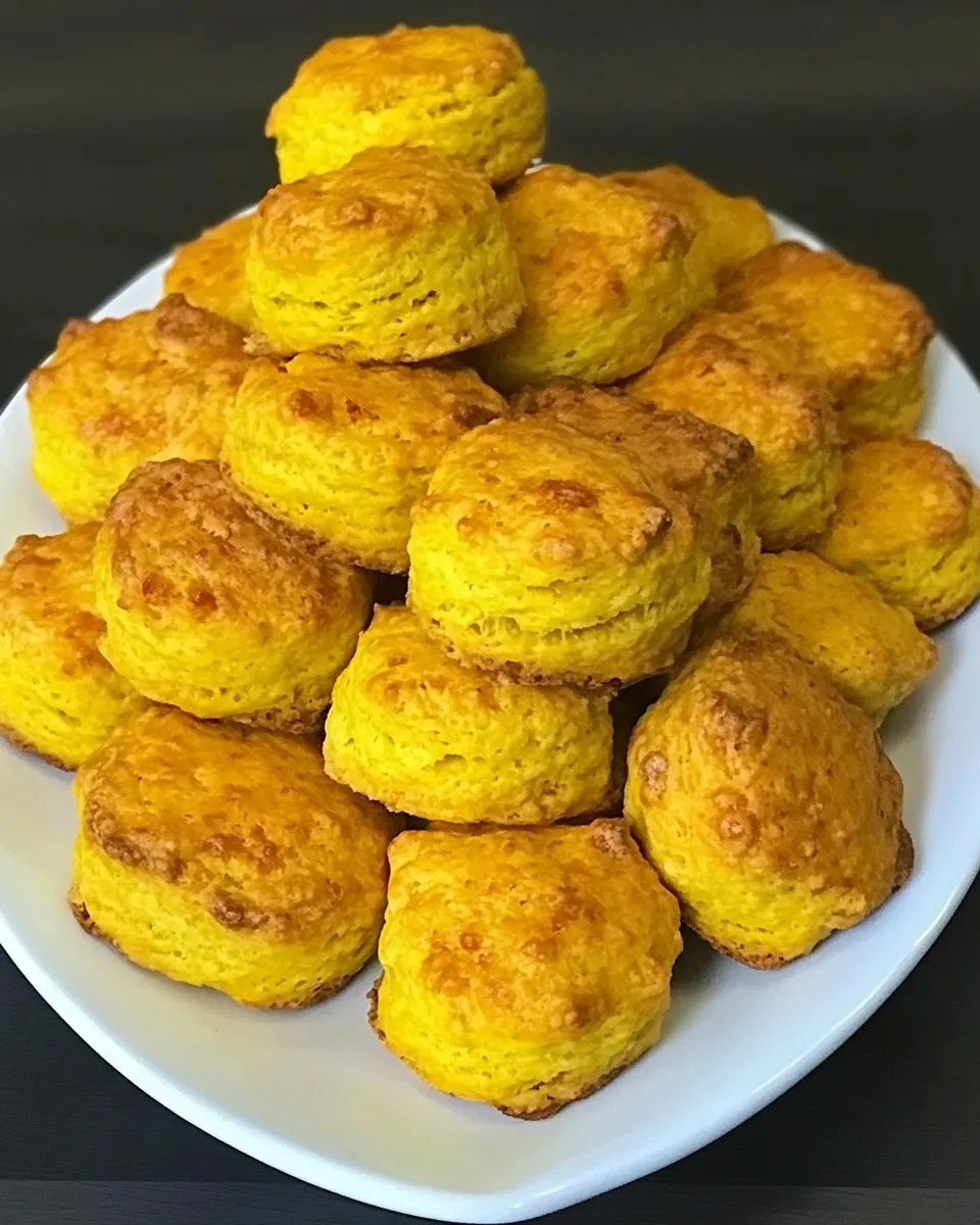 Easy Cheese & Turmeric Scones food shot
