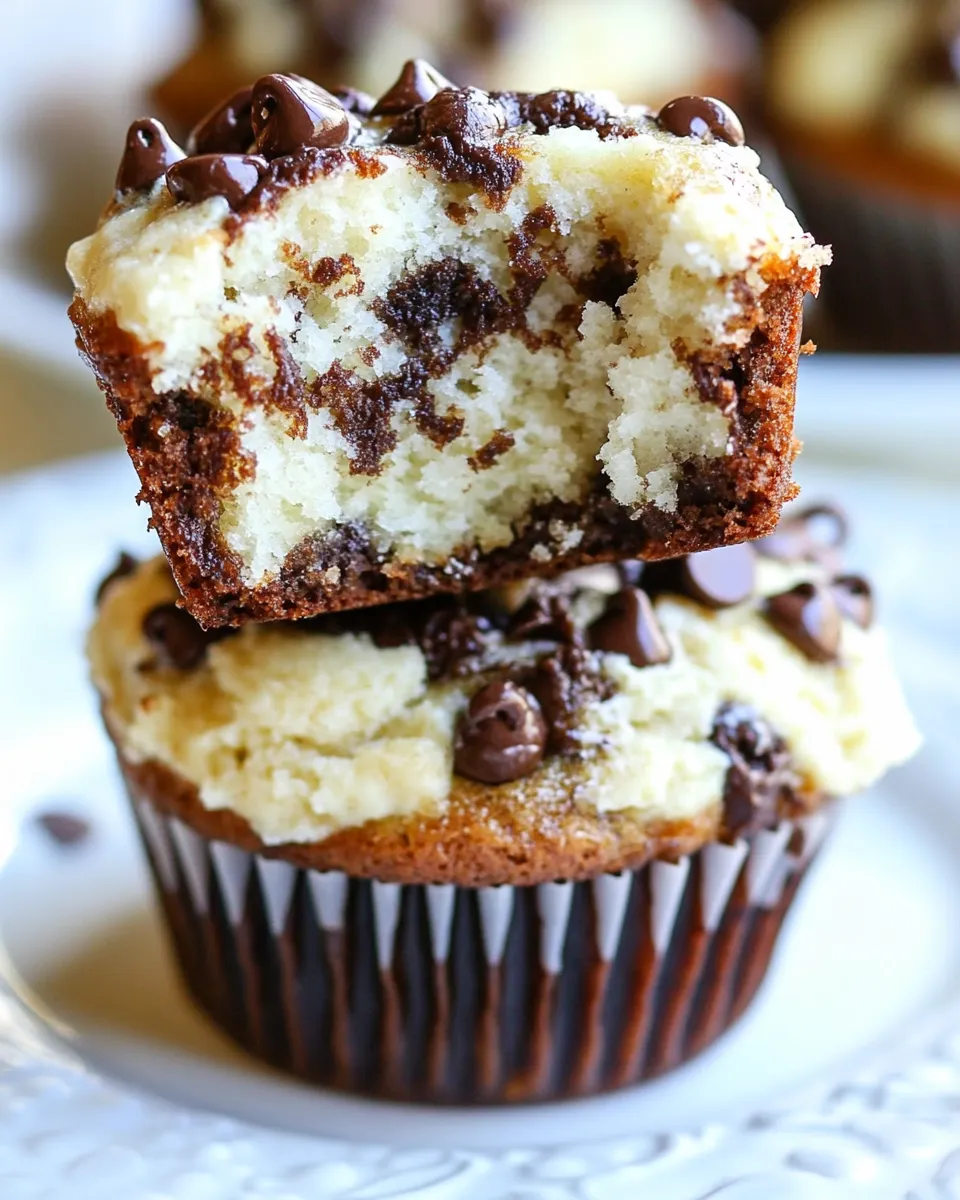 Easy Cheesecake Chocolate Chip Muffins recipe photo
