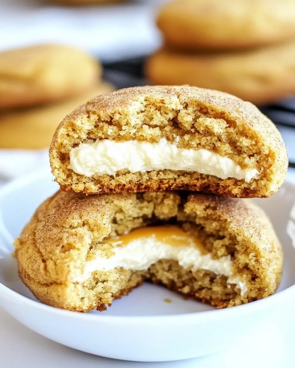 Easy Cheesecake Filled Snickerdoodles recipe image