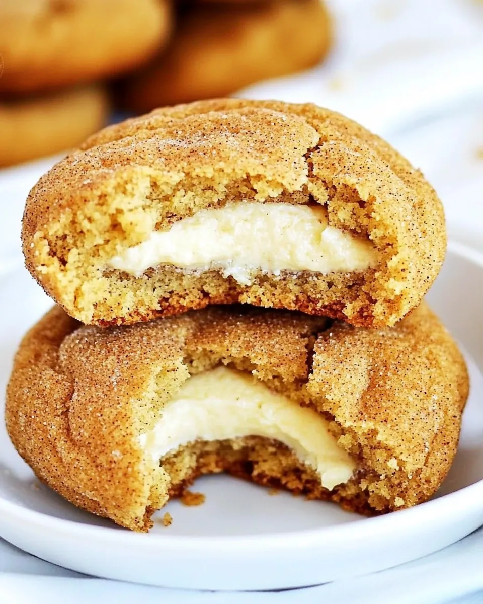 Homemade Cheesecake Filled Snickerdoodles dish photo