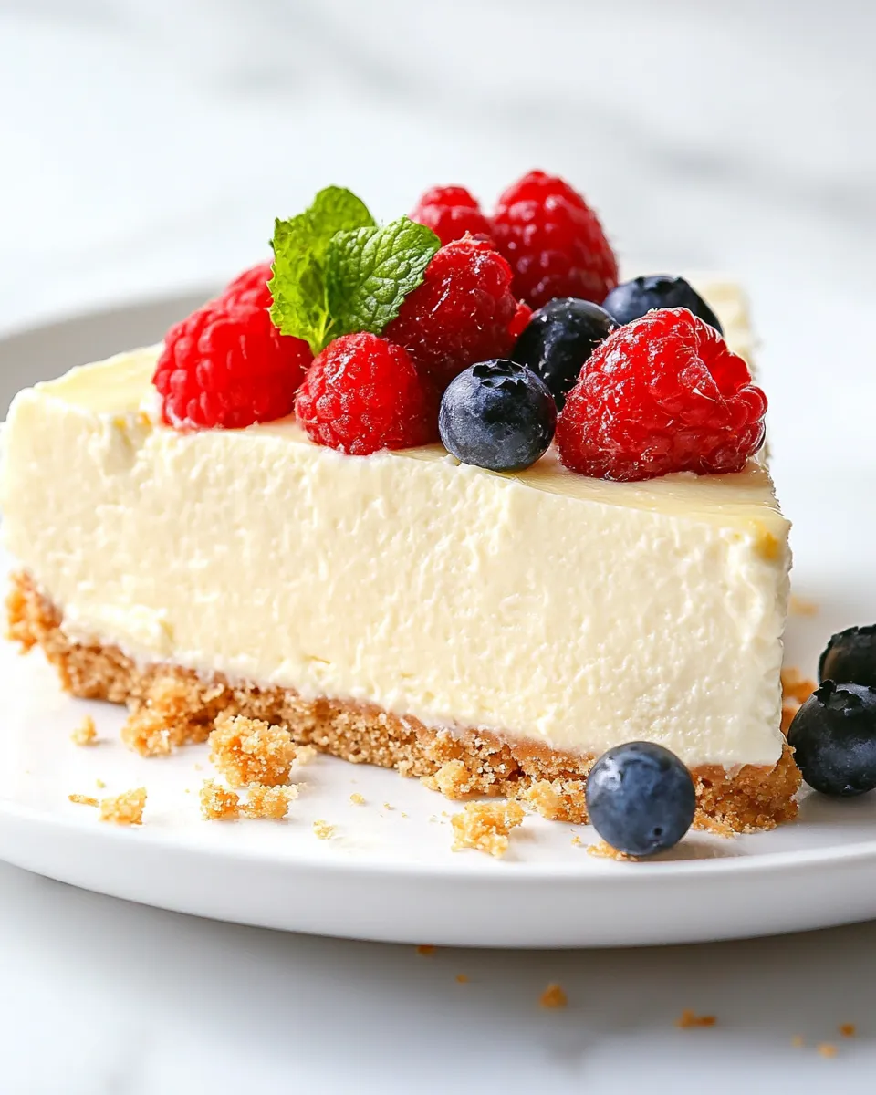 Homemade Cheesecake Recipe (No Bake) photo