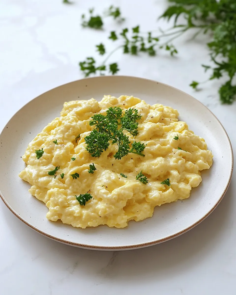 Homemade Cheesy Scrambled Eggs photo