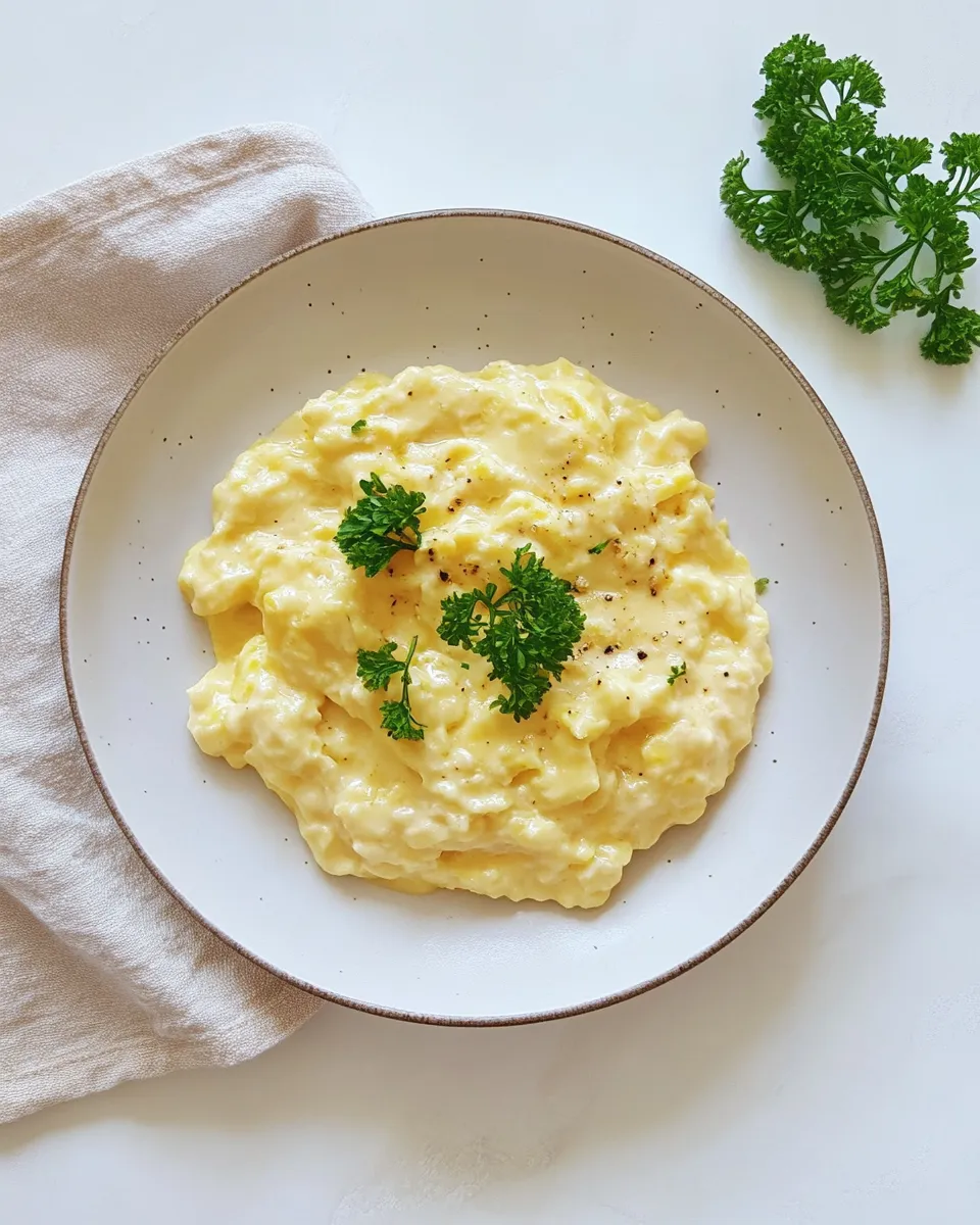 Classic Cheesy Scrambled Eggs image