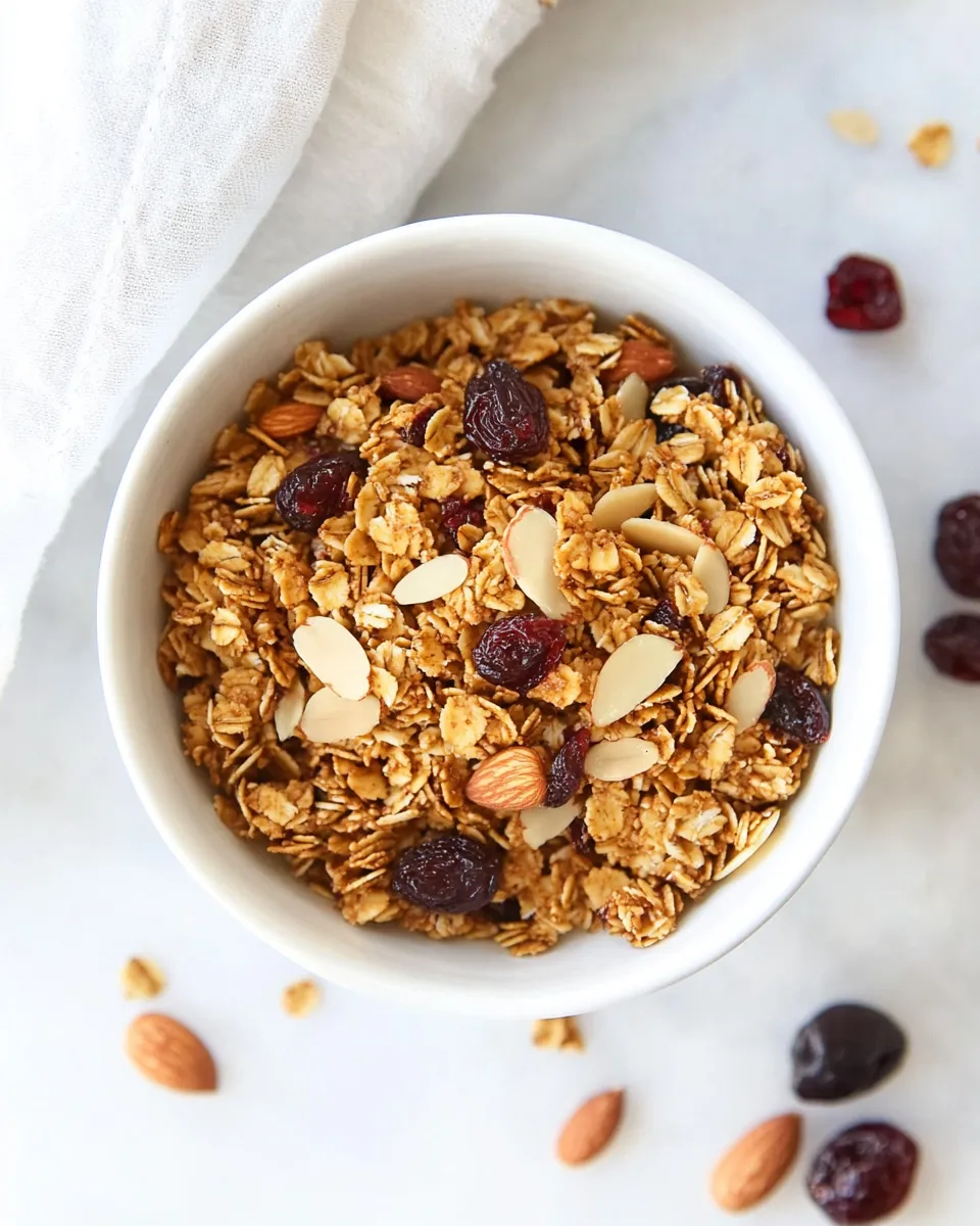 Easy Cherry Almond Granola recipe photo