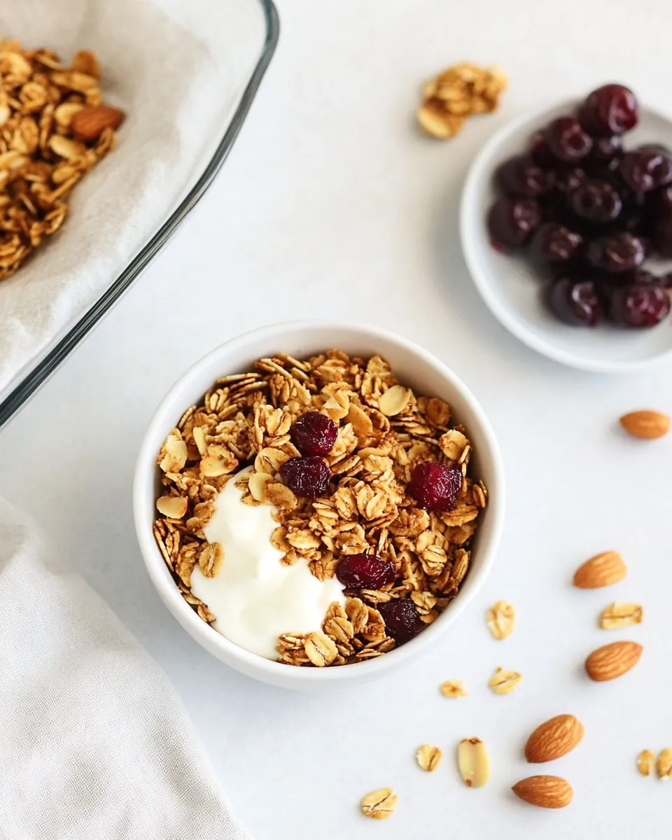 Delicious Cherry Almond Granola shot