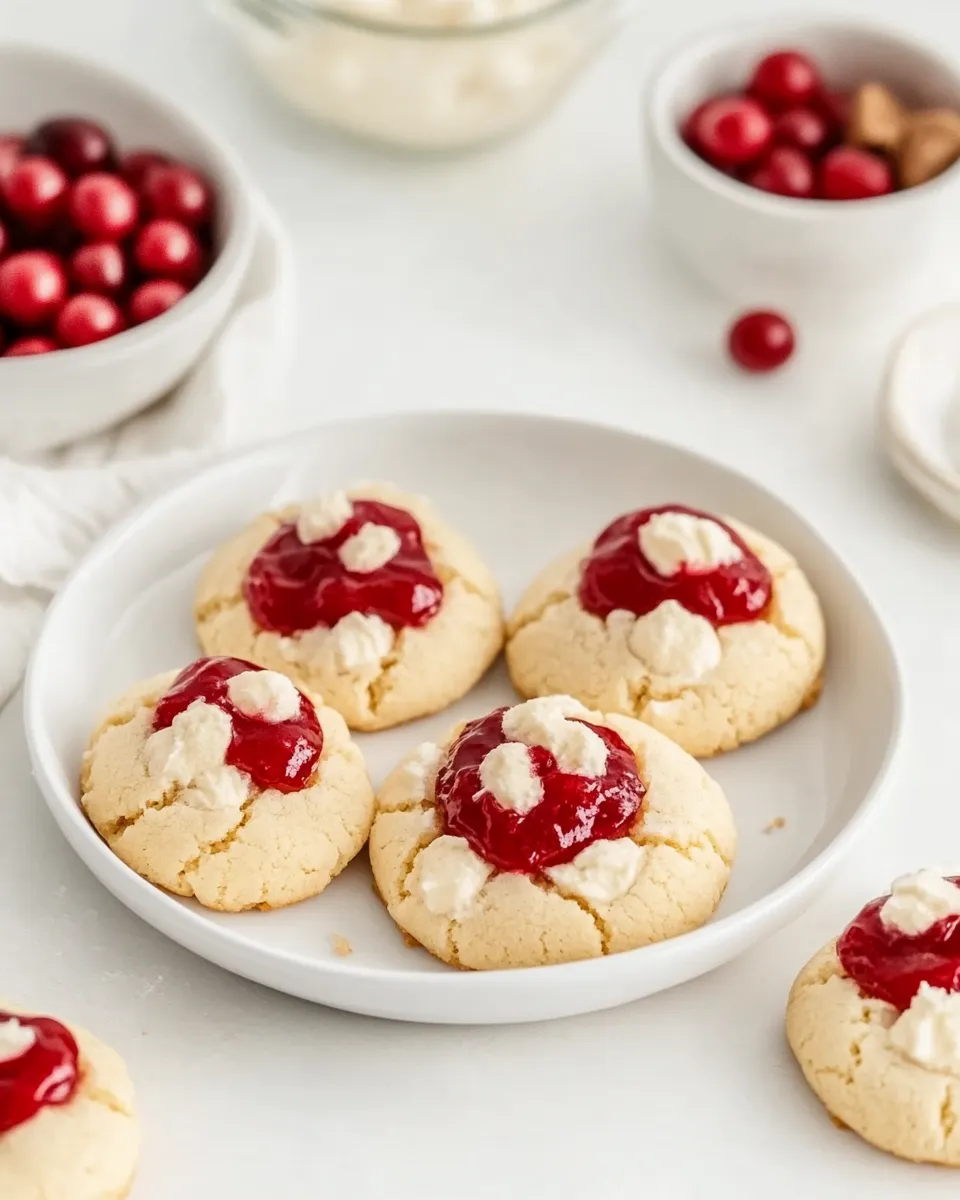 Classic Cherry Cheesecake Cookies recipe image