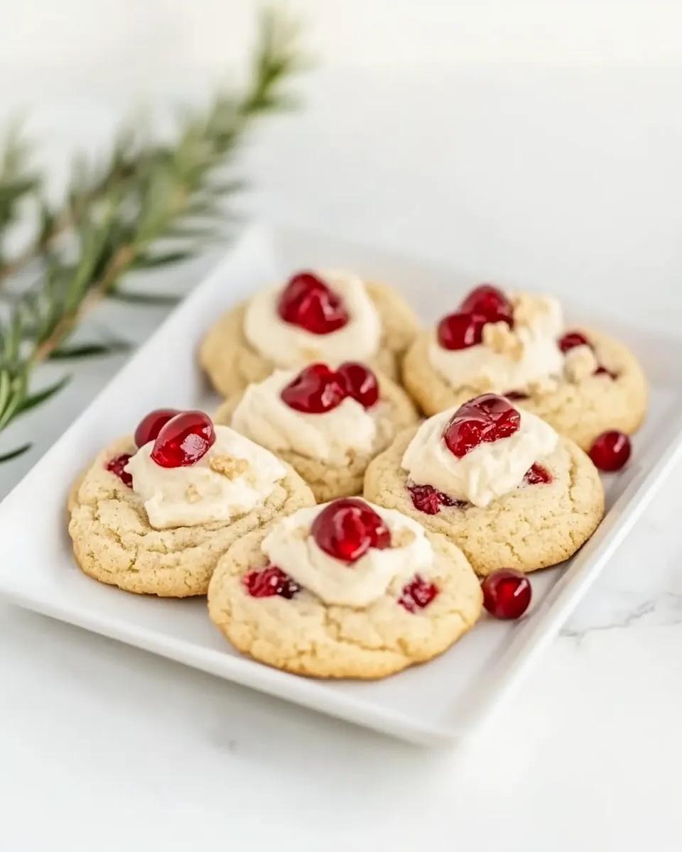 Easy Cherry Cheesecake Cookies dish photo