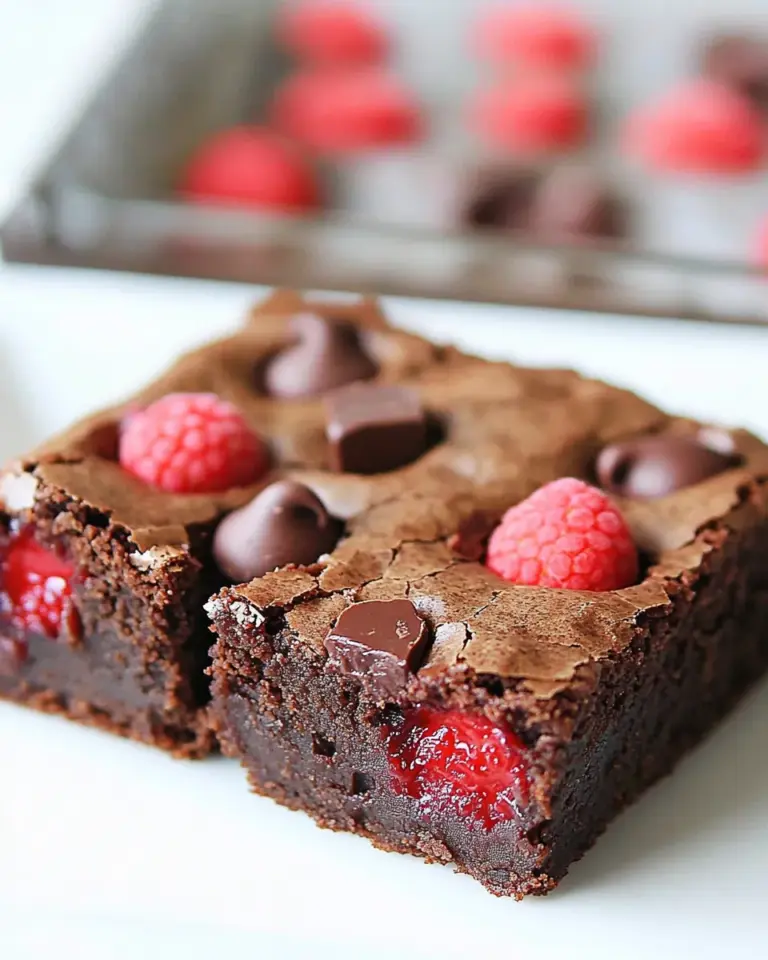 Homemade Cherry Chocolate Chip Brownies photo