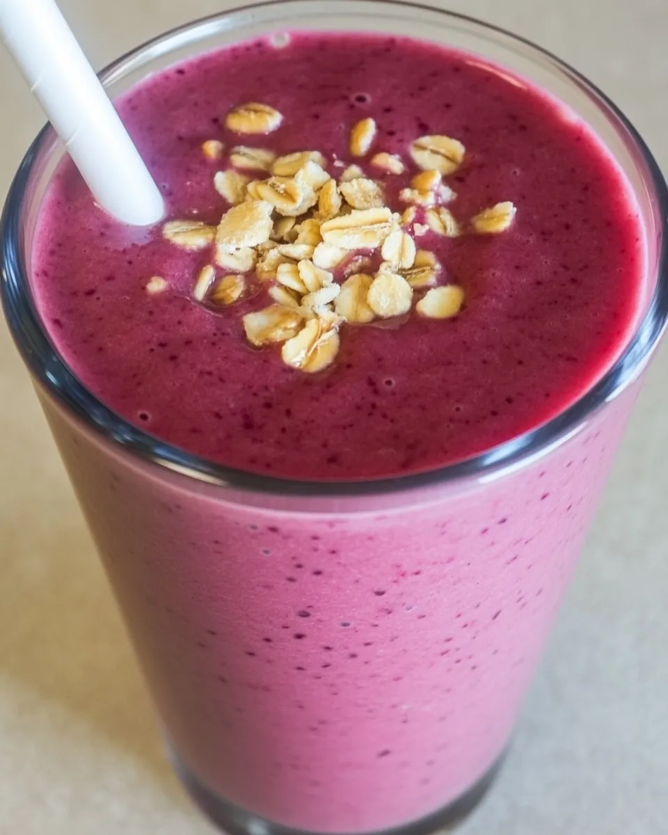 Easy Cherry Spinach Smoothie recipe photo