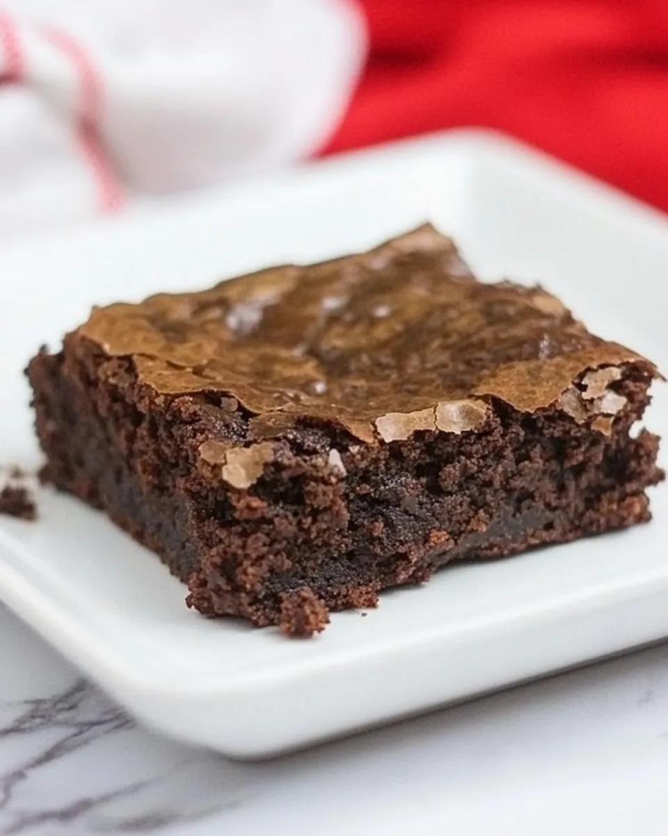 Homemade Chewy Fudge Brownies from Scratch recipe photo