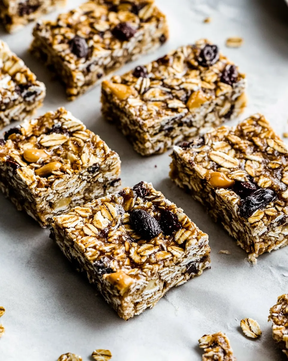 Homemade Chewy Granola Bars recipe photo