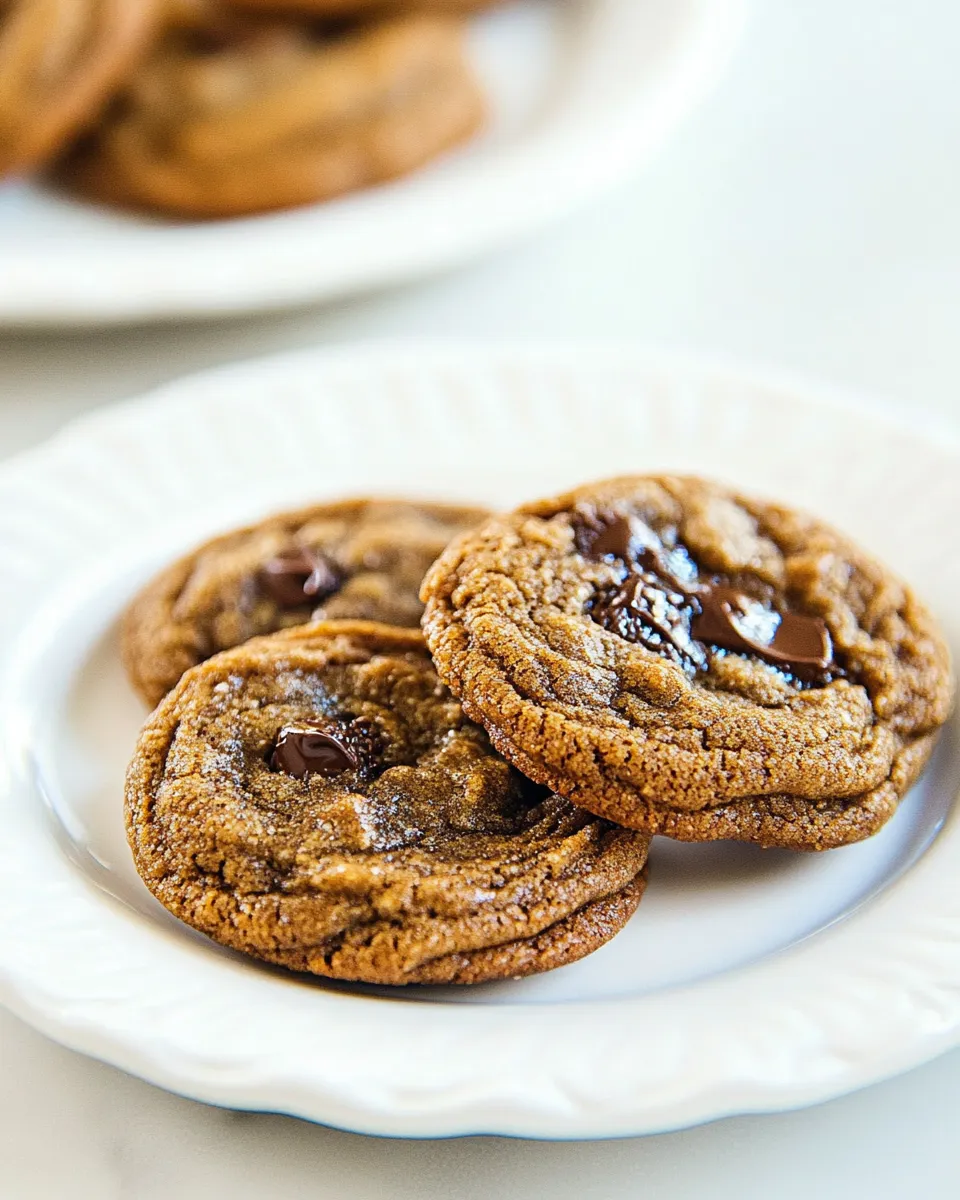 Homemade Chewy Molasses Chocolate Chip Cookies photo