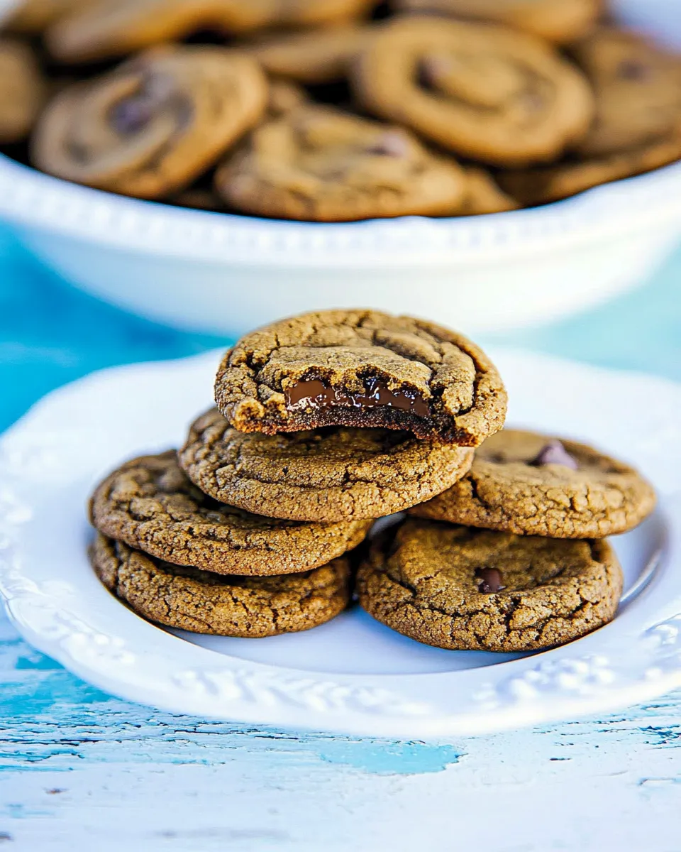 Easy Chewy Molasses Chocolate Chip Cookies recipe photo