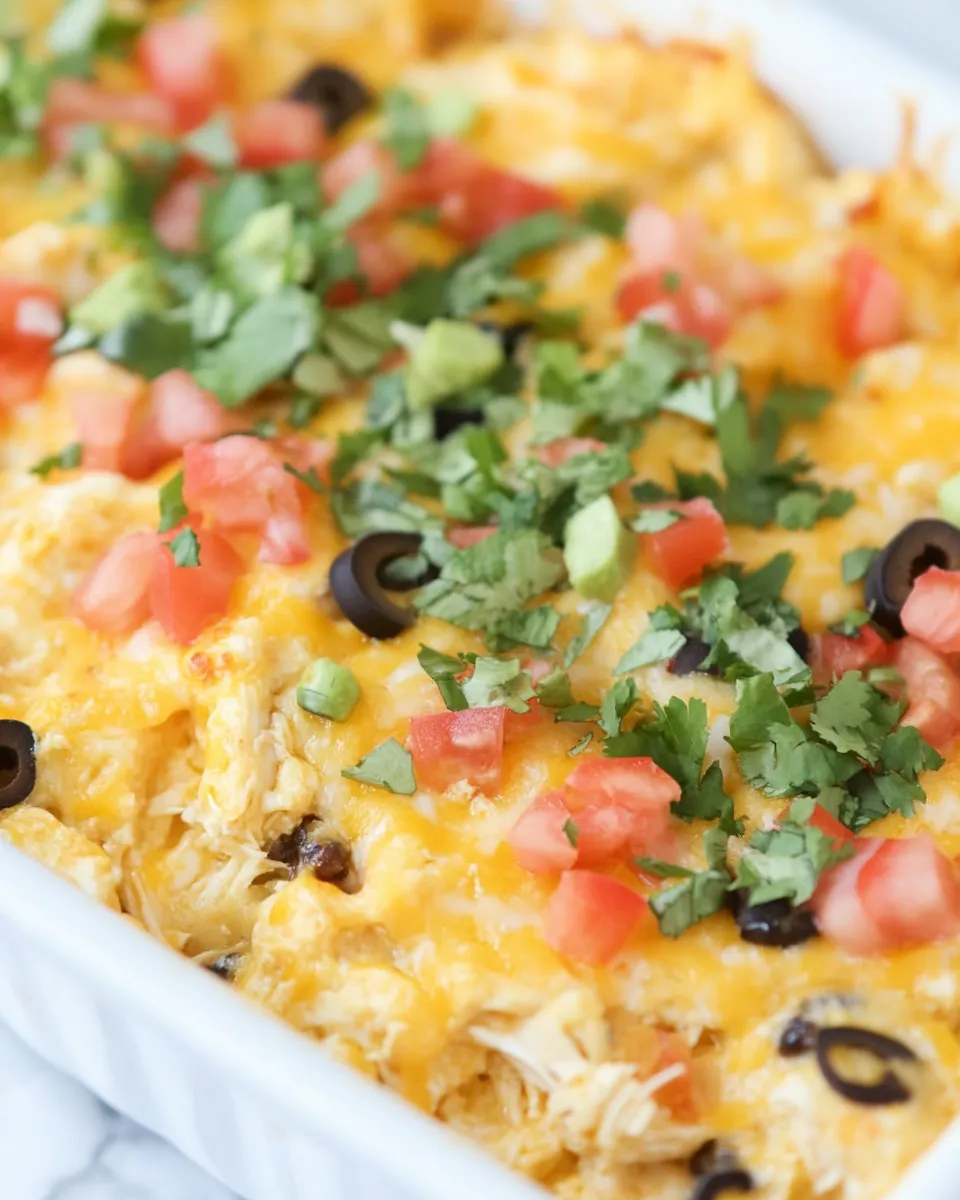 Homemade Chicken Burrito Casserole photo