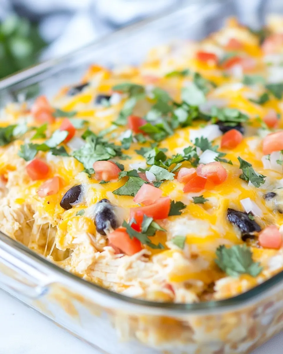 Classic Chicken Burrito Casserole image