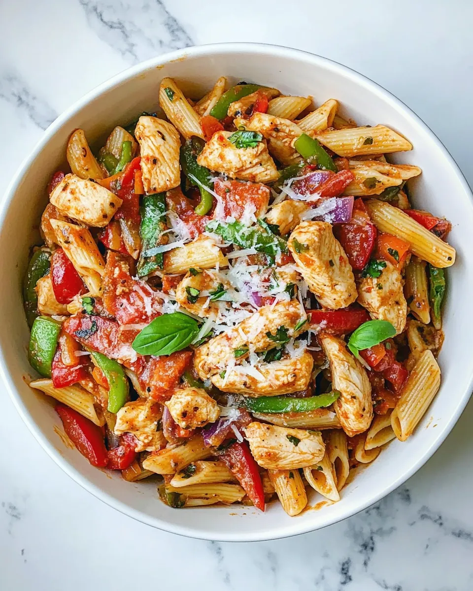 Homemade Chicken Fajita Pasta photo