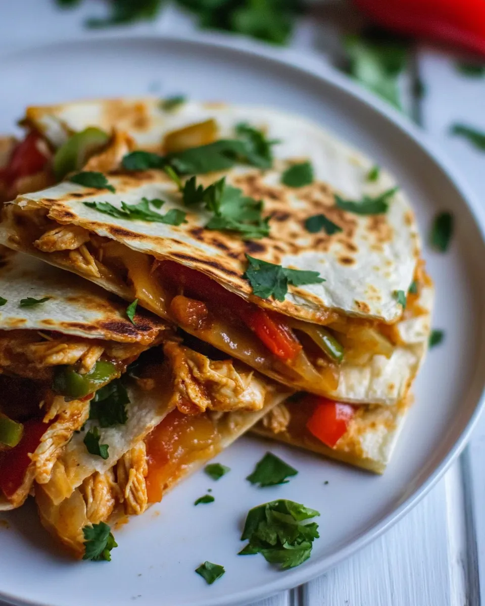 Classic Chicken Fajita Quesadilla image