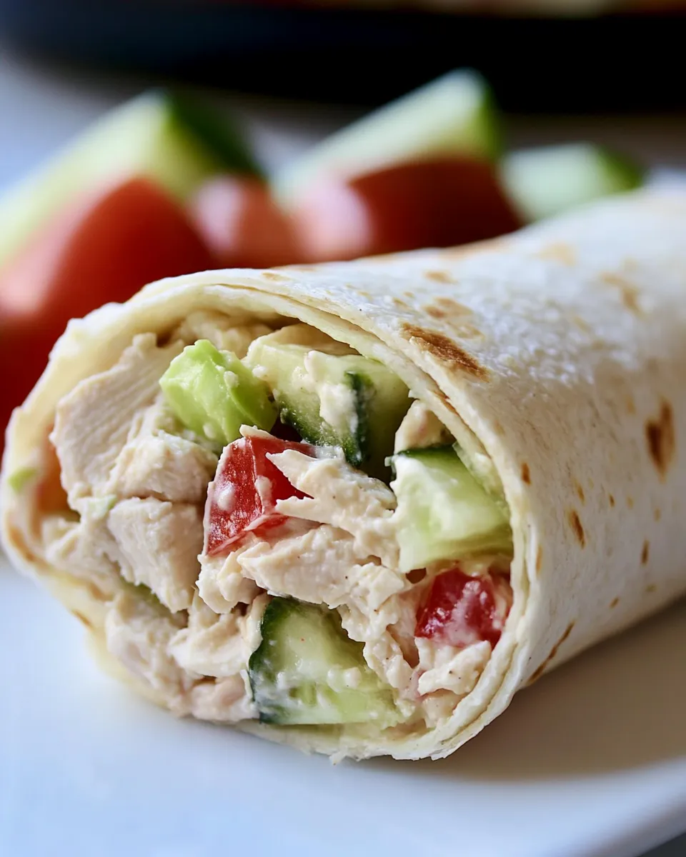 Easy Chicken Salad Wrap Recipe recipe photo