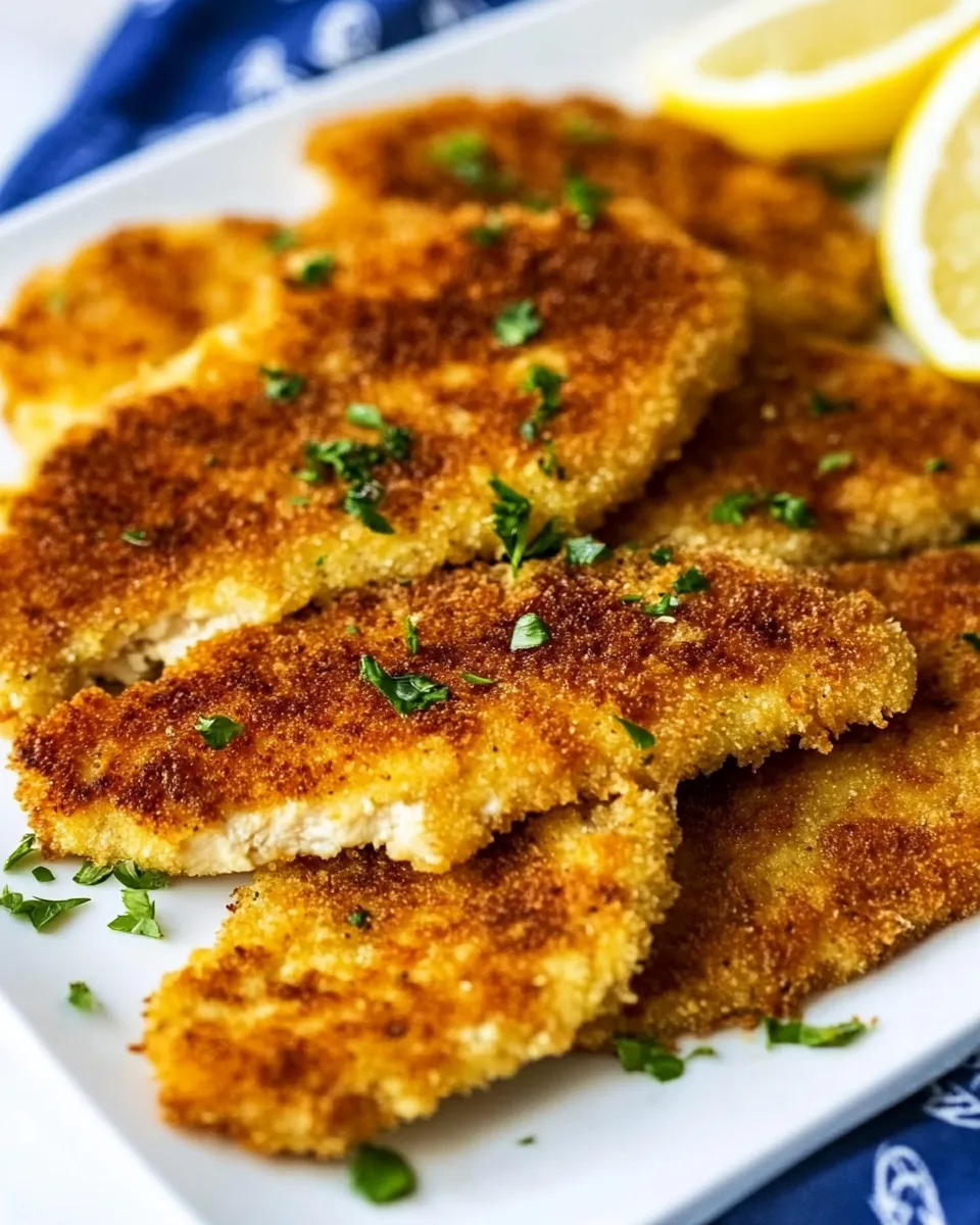 Delicious Chicken Schnitzel Recipe dish photo