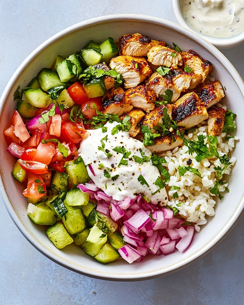 Classic Chicken Shawarma Bowls dish photo