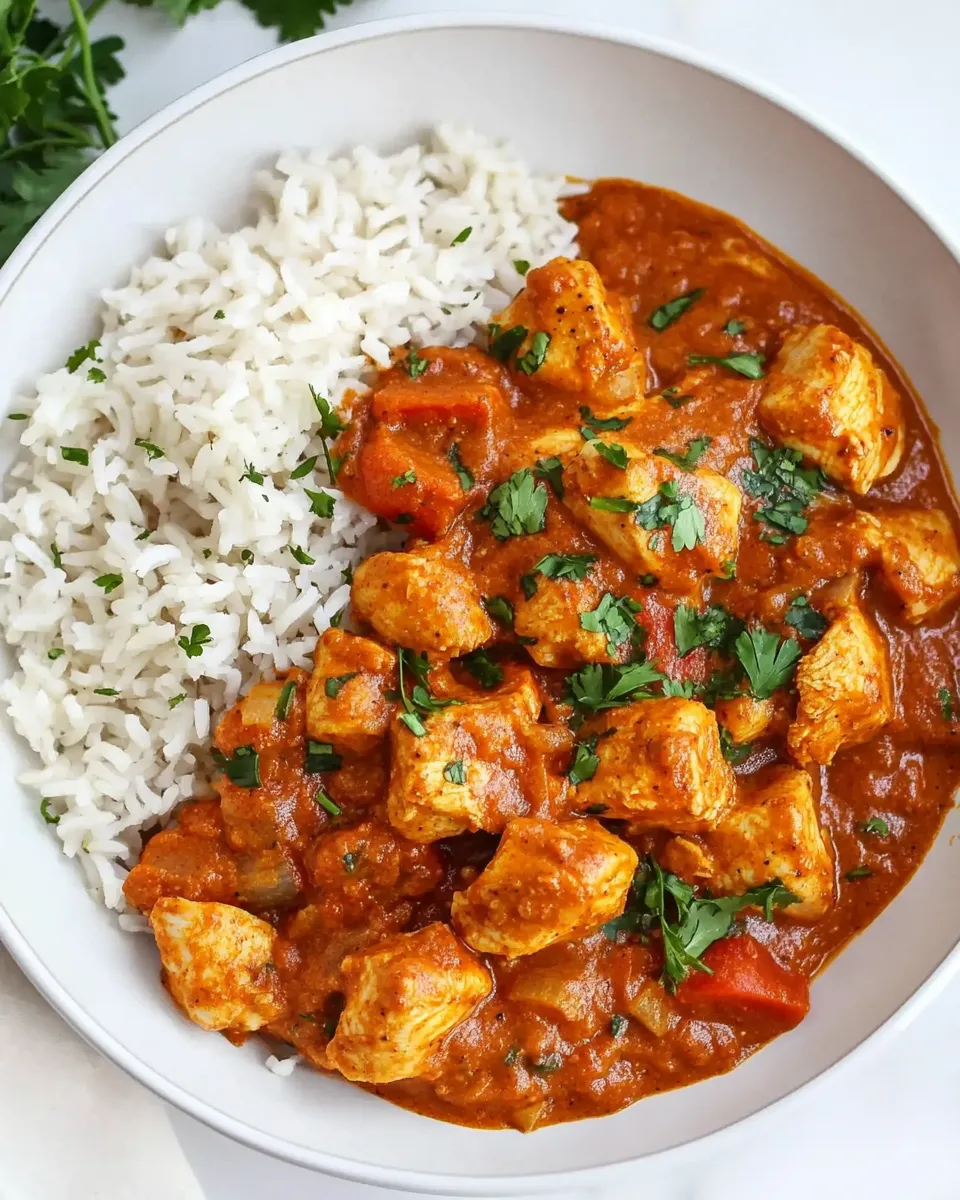 Easy Chicken Tikka Masala Slow Cooker Recipe picture