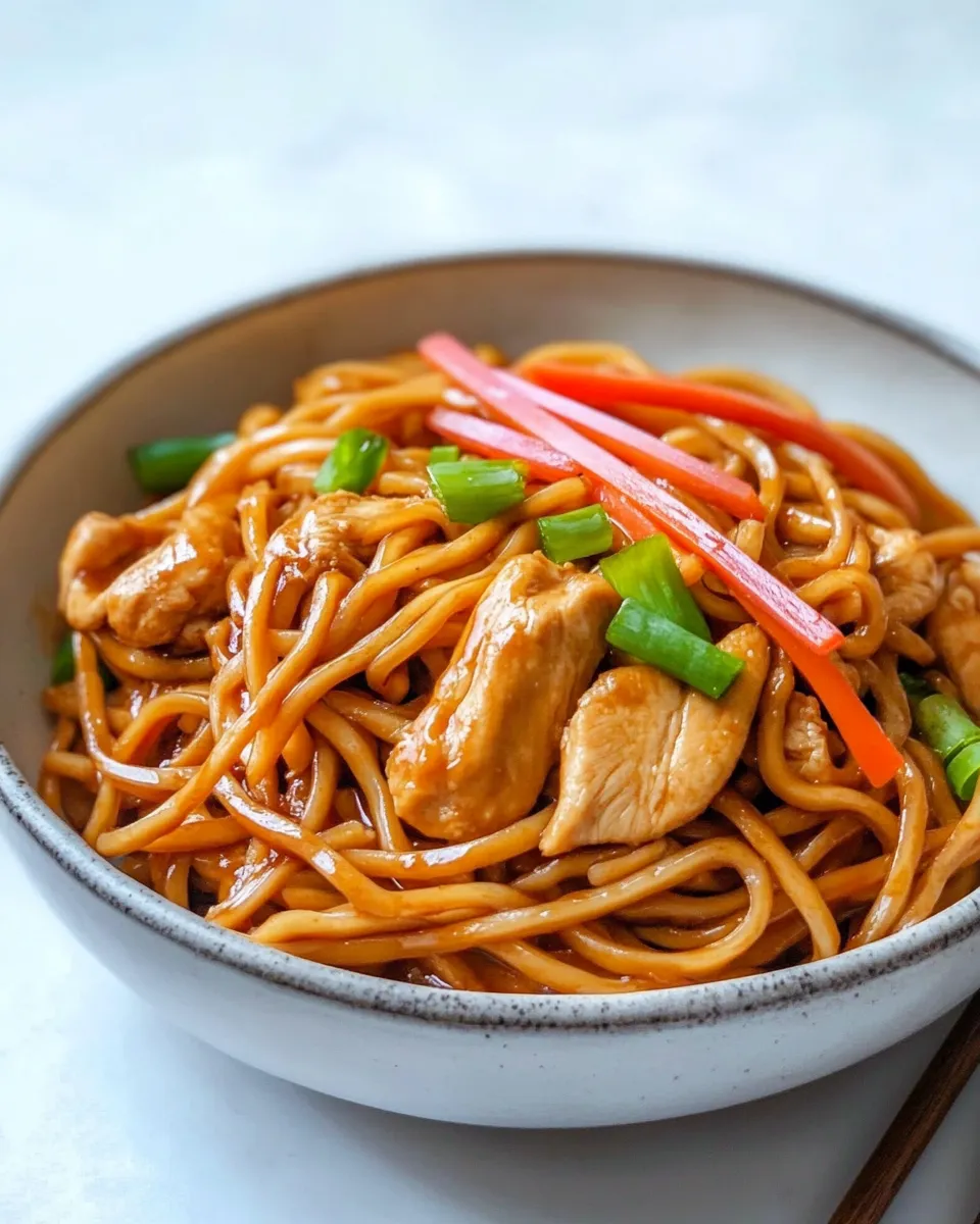Classic Chicken Yakisoba recipe image
