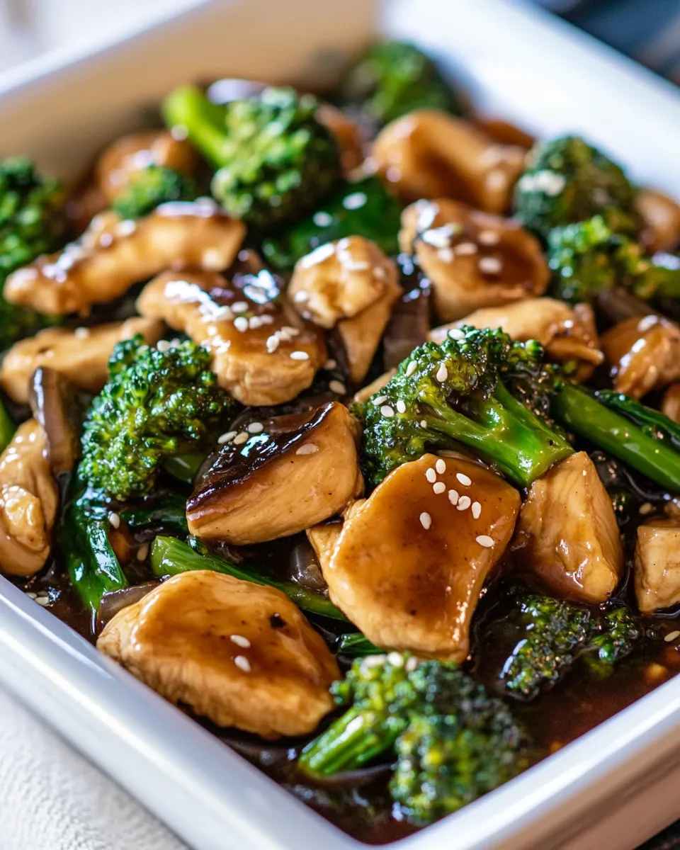 Classic Chicken and Broccoli Stir Fry dish photo