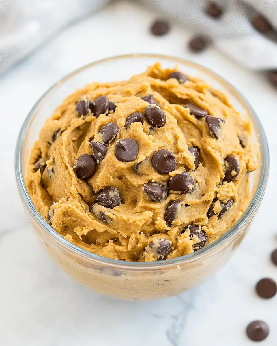 Homemade Chickpea Cookie Dough recipe photo