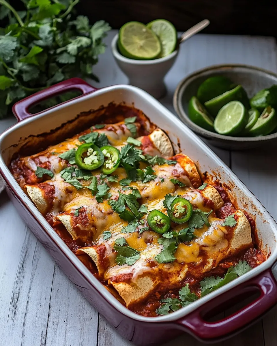 Classic Chipotle chicken enchiladas dish photo