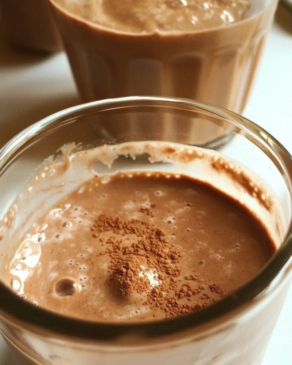 Homemade Chocolate-Coffee Milkshakes dish photo