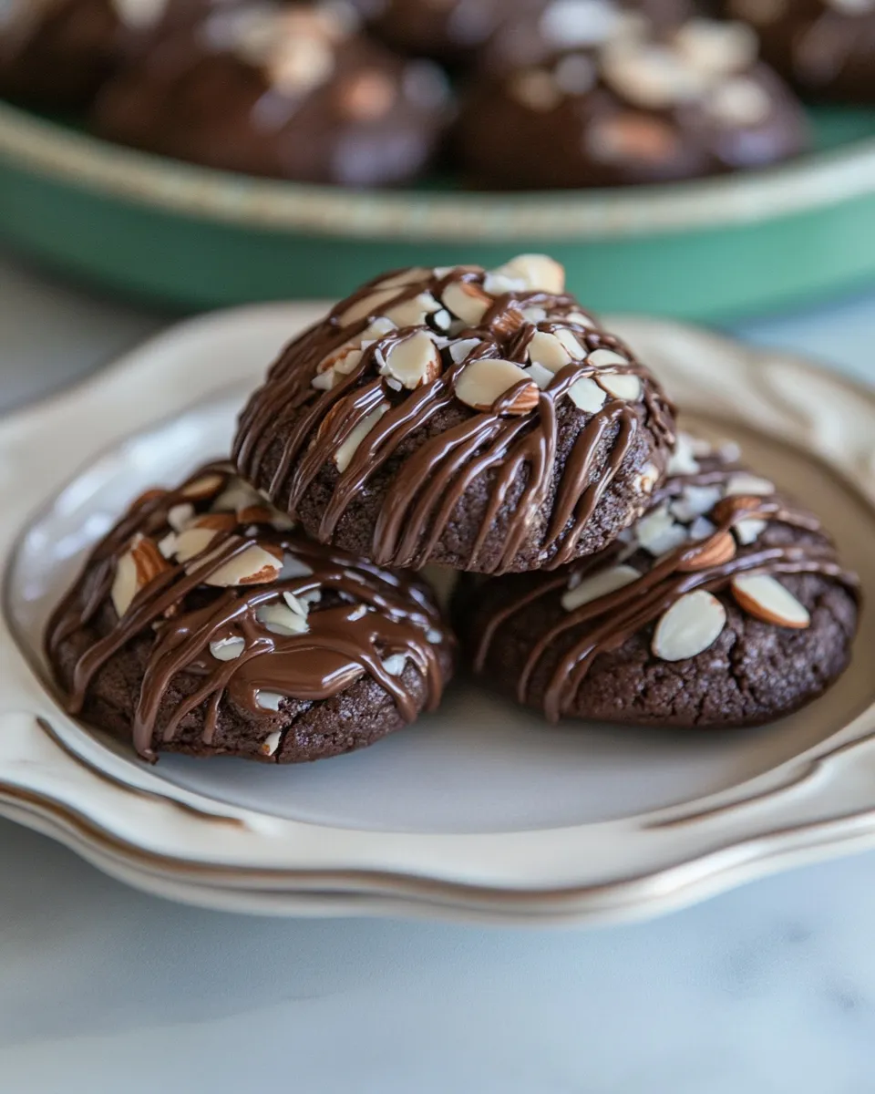 Easy Chocolate Almond Joy Cookies recipe photo
