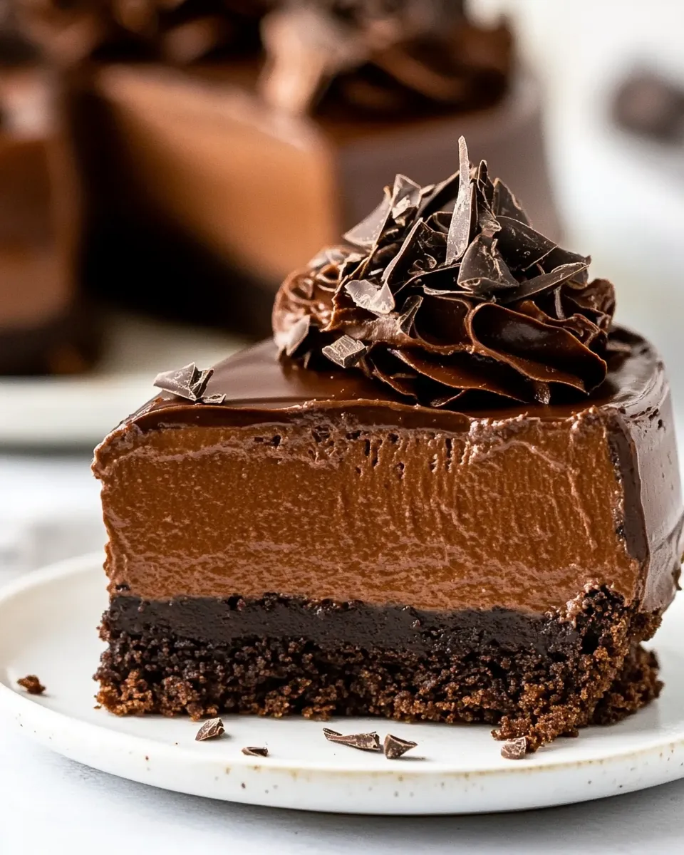 Delicious Chocolate Brownie Cheesecake dish photo