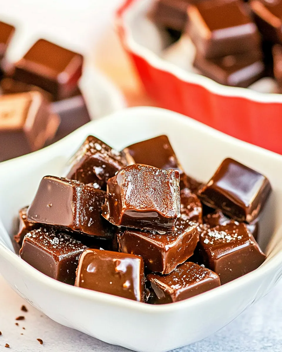 Homemade Chocolate Caramels photo