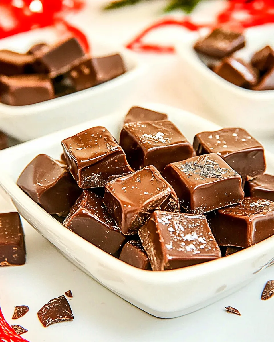 Easy Chocolate Caramels recipe image