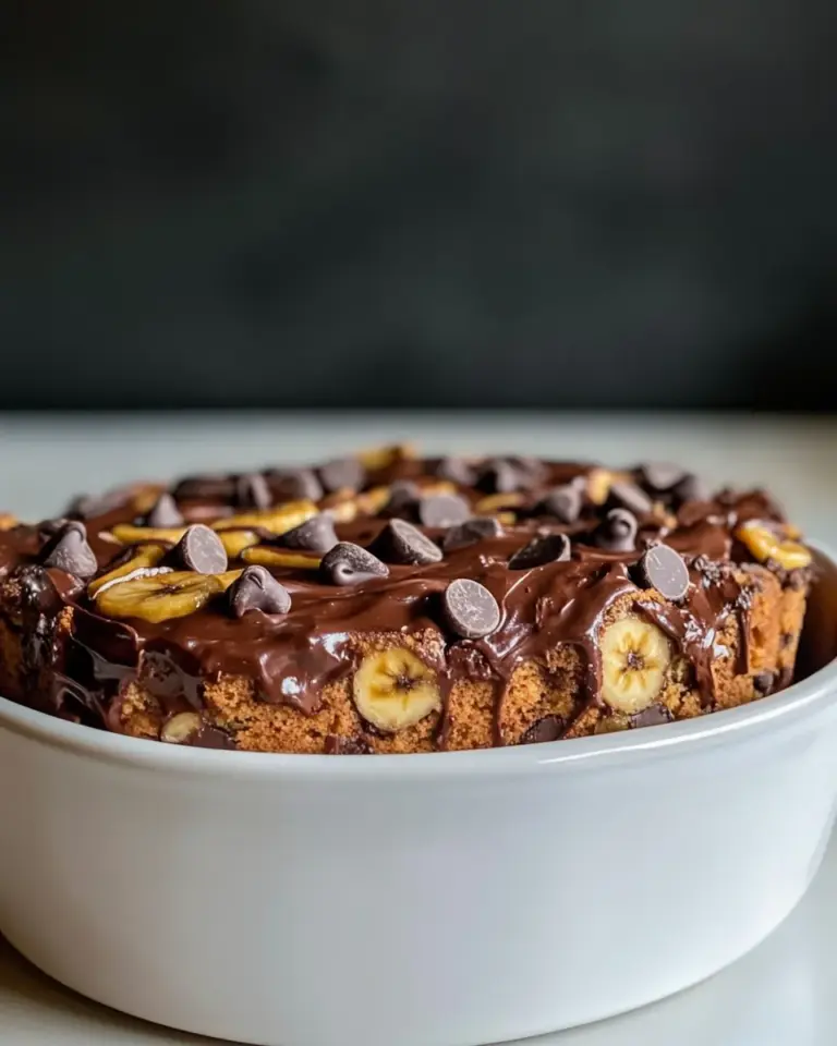 Homemade Chocolate Chip Banana Cake photo