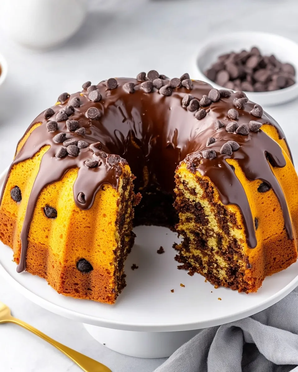 Classic Chocolate Chip Bundt Cake dish photo