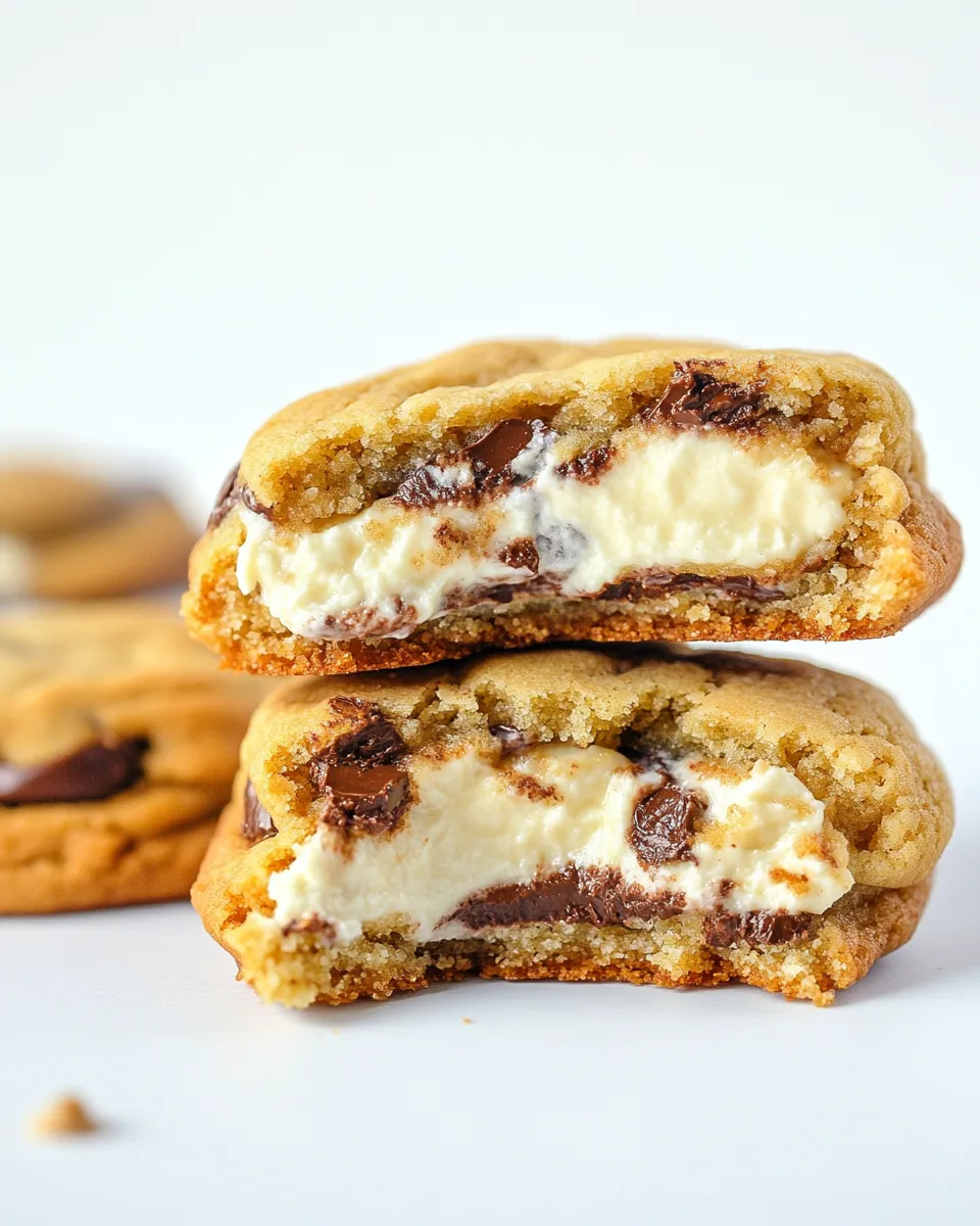 Classic Chocolate Chip Cheesecake Cookies image