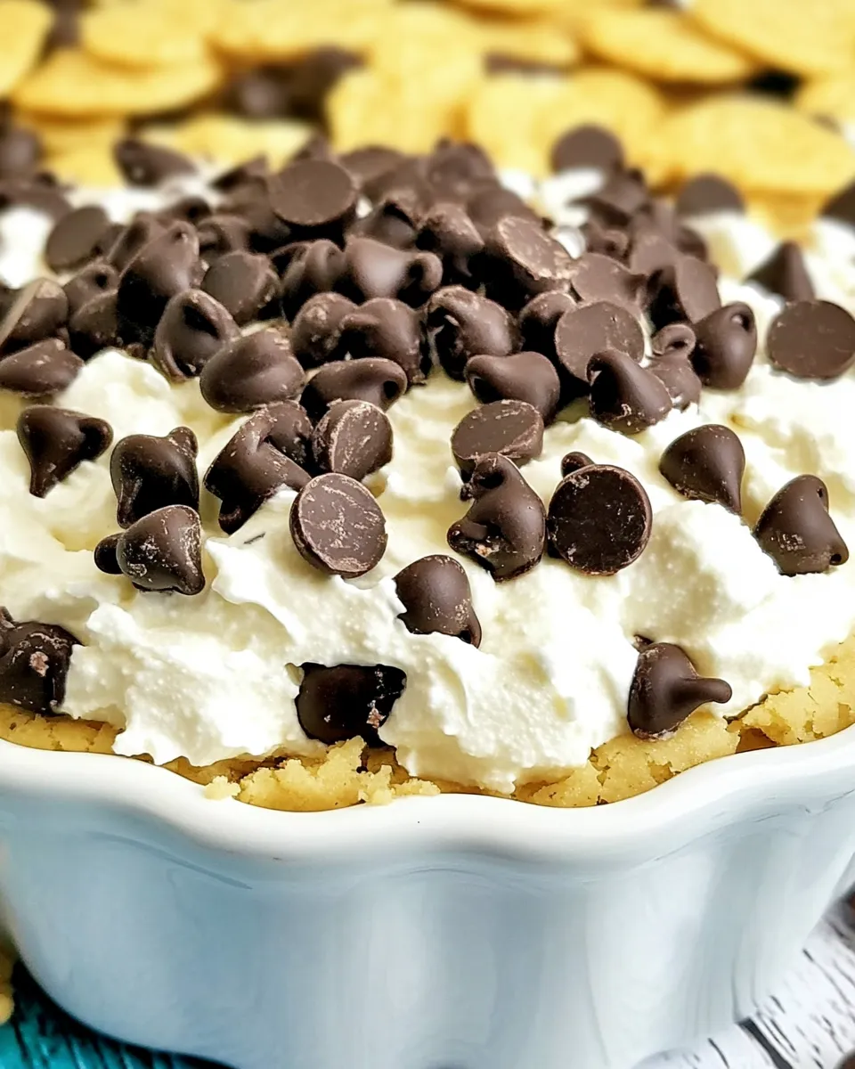 Homemade Chocolate Chip Cookie Dough Dip recipe photo