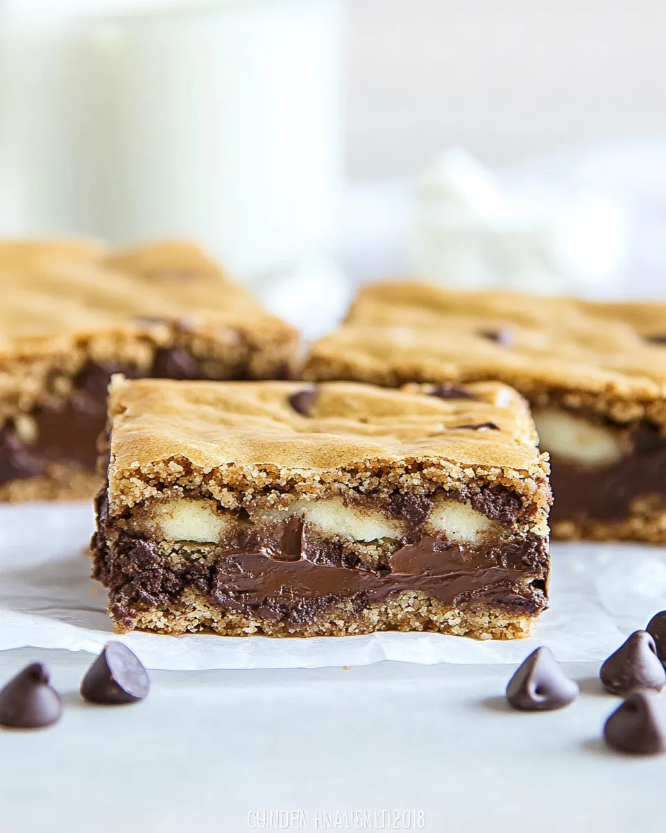 Delicious Chocolate Chip Cookie Mud Hen Bars dish photo