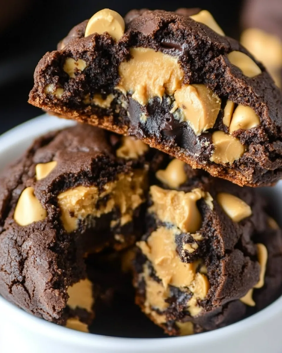 Classic Chocolate Cookies With Peanut Butter Chips image