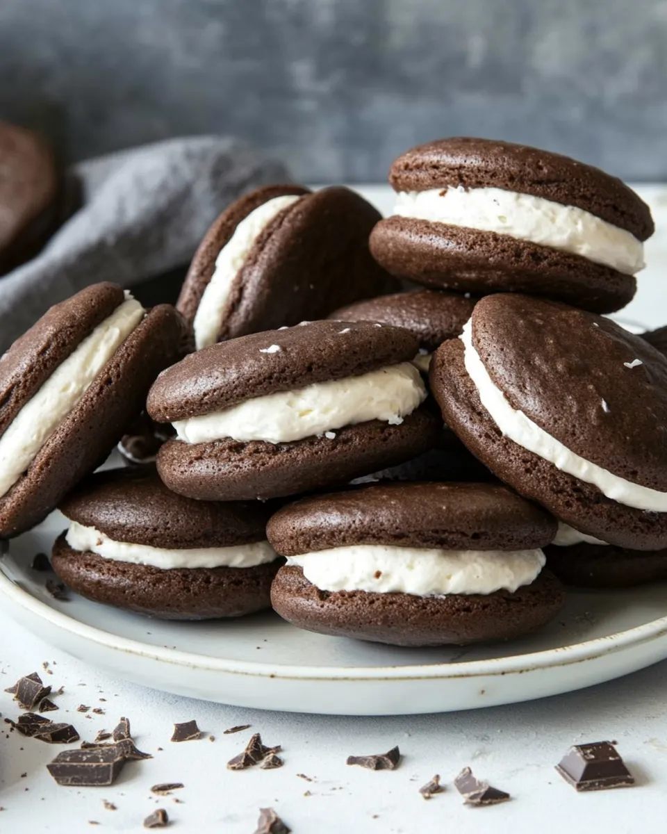 Classic Chocolate Gobs (aka Whoopie Pies) dish photo